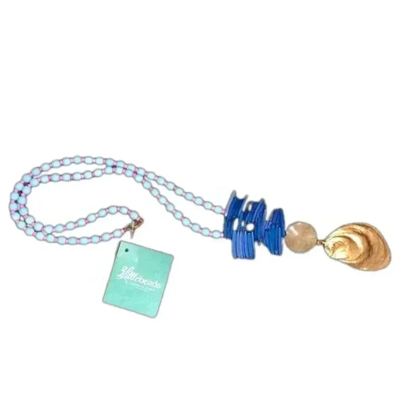 3 LITTLE BEADS HANDMADE NECKLACE CHAS,SC - Picture 1 of 8